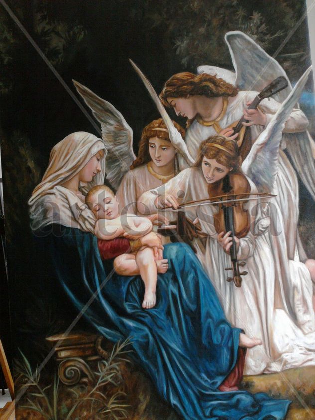 la cancion de los Angeles de Bouguereau