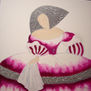 Menina  fucsia