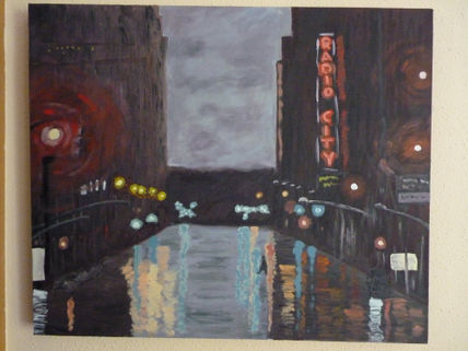 Lluvia en Manhattan