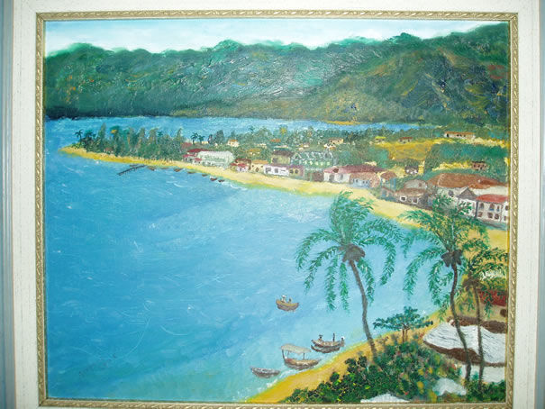 Golfo de Santa Fé, en Venezuela Oil Canvas Landscaping