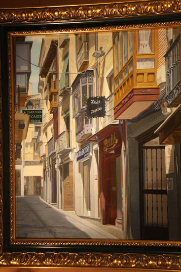 Calle Martín Gamero- TOLEDO Oil Canvas Landscaping