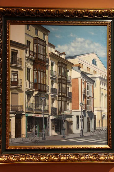 Bajada de la Libertad- VALLADOLID Oil Canvas Landscaping