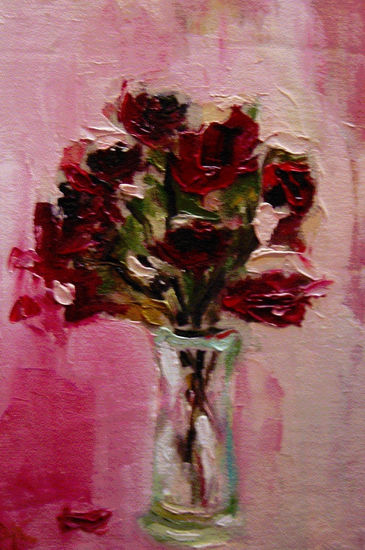 Flores Oil Canvas Floral Painting