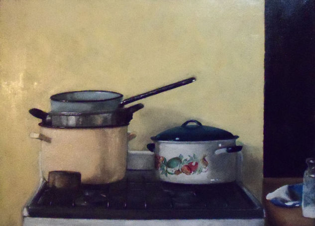 ollas de mi abuela Oil Canvas Still Life Paintings