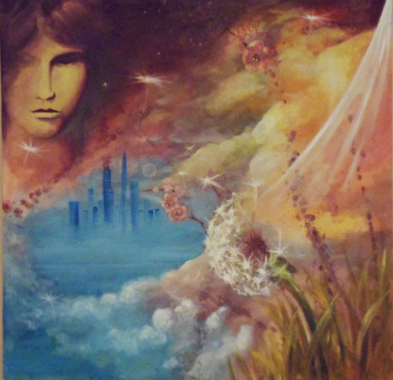 jim morrison y un diente de leon Oil Canvas Others