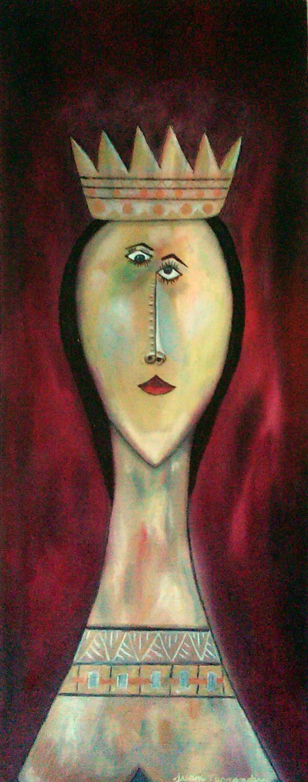 reyna,oleo lienzo,76/30cm