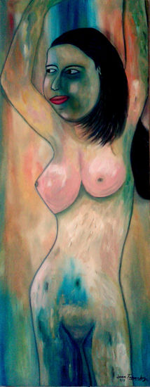 exprecion, oleo lienzo 76/30cm Oil Canvas Nude Paintings