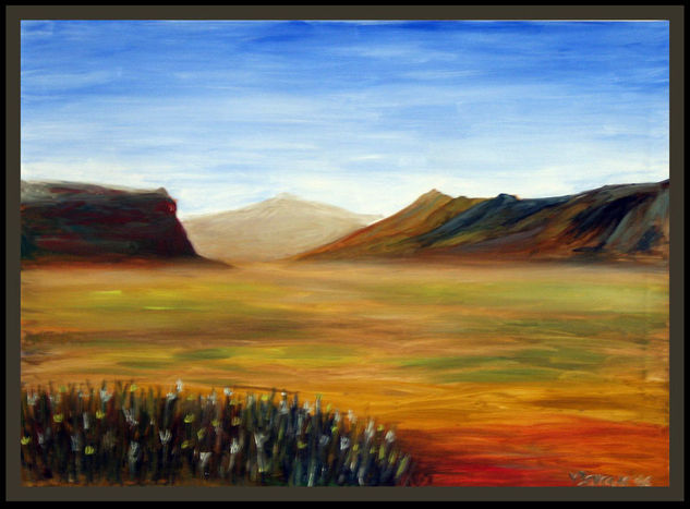 Paisaje Patagonia Oil Canvas Landscaping