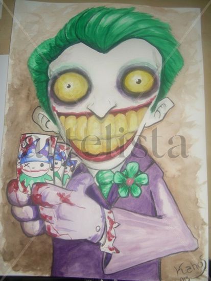 JOKER Acuarela Cartulina Otros