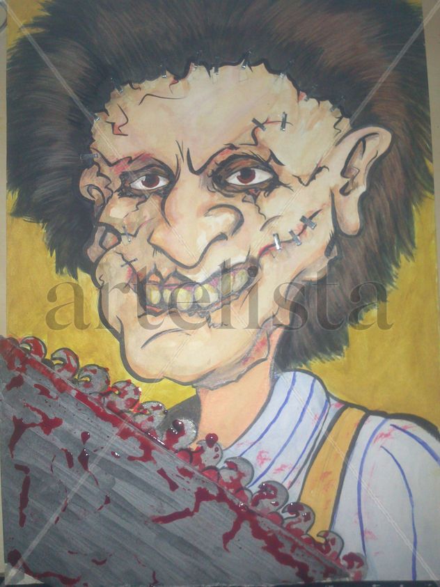 cara de cuero