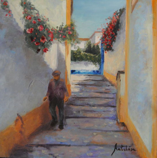 obidos Oil Canvas Landscaping