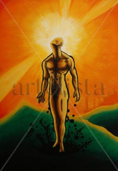 La Actividad Oil Canvas Figure Painting