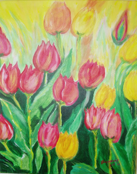 Tulipanes.