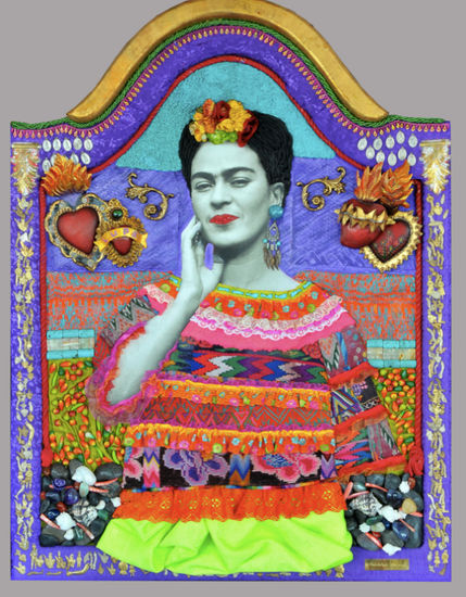 FRIDA Y SUS MILAGROS Tabla Retrato