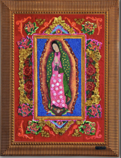 VIRGEN DE GUADALUPE Panel Figure