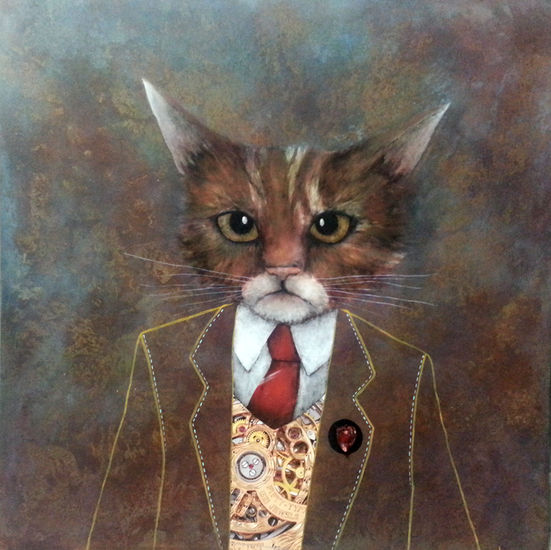 Bohemian Cat Acrylic Others Animals