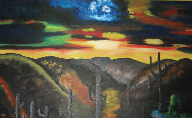 Desierto Oil Canvas Landscaping