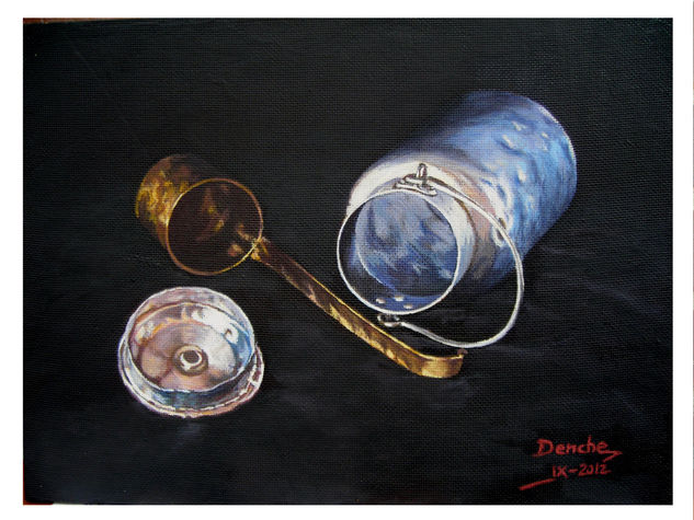 Lechera Oil Panel Still Life Paintings