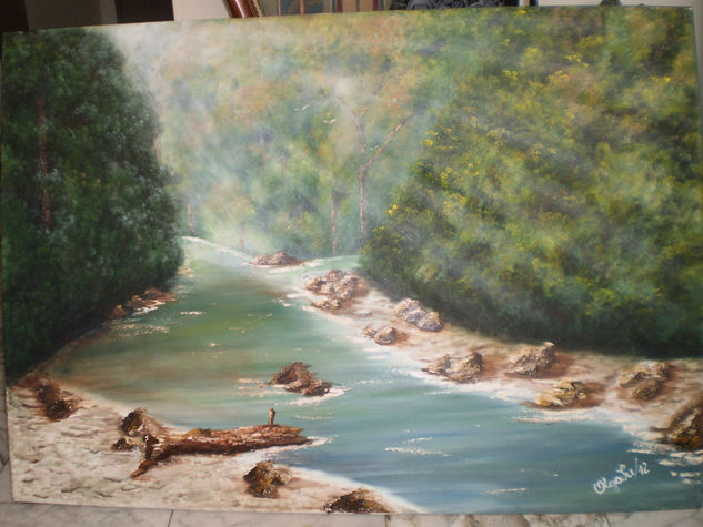 Rio de Ensueño Oil Canvas Landscaping