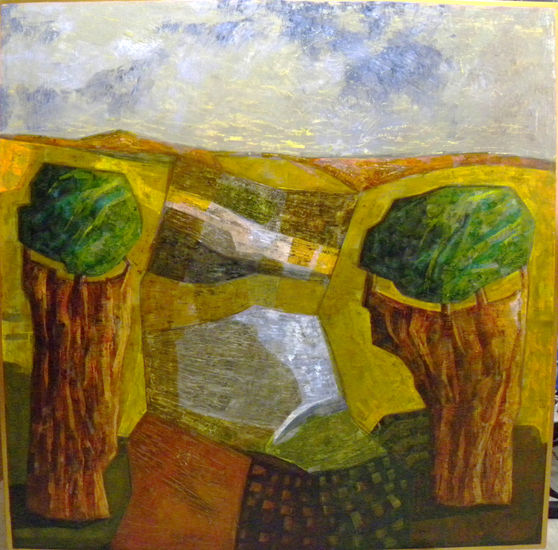 paisaje Oil Panel Landscaping