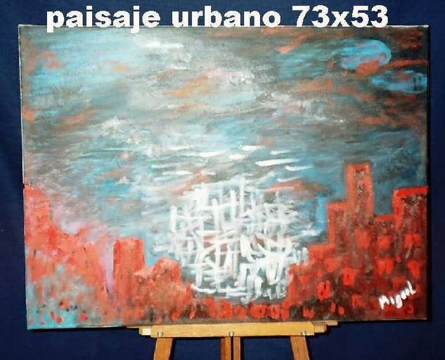 paisaje urbano Oil Canvas Others