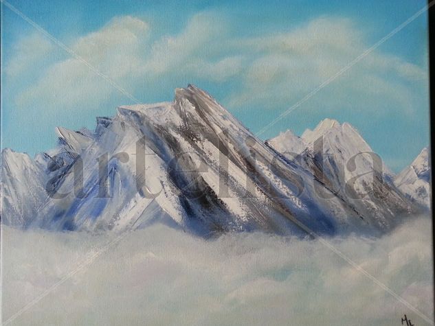 Los  Alpes Oil Canvas Landscaping