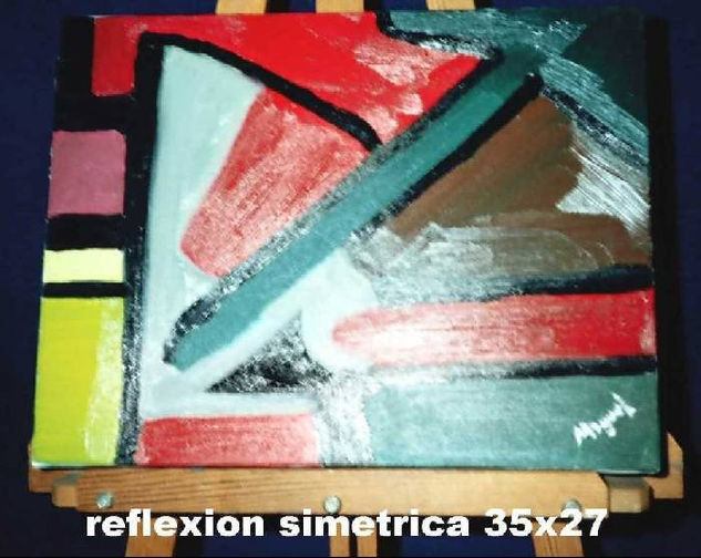 reflexion simetrica Oil Canvas Others