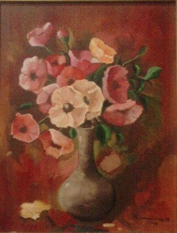 FLORES EN EL ALMA Oil Canvas Floral Painting