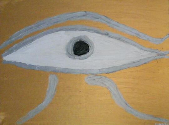 ojo de orus Acrylic Canvas Figure Painting