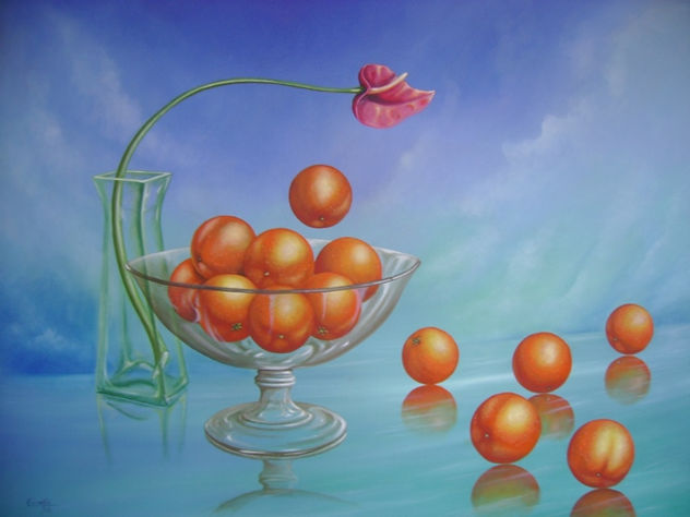 Naranjas en cielo y hielo