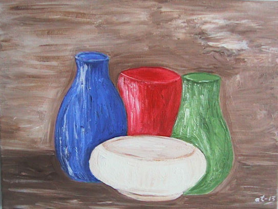 Bodegon III Acrylic Canvas Still Life Paintings