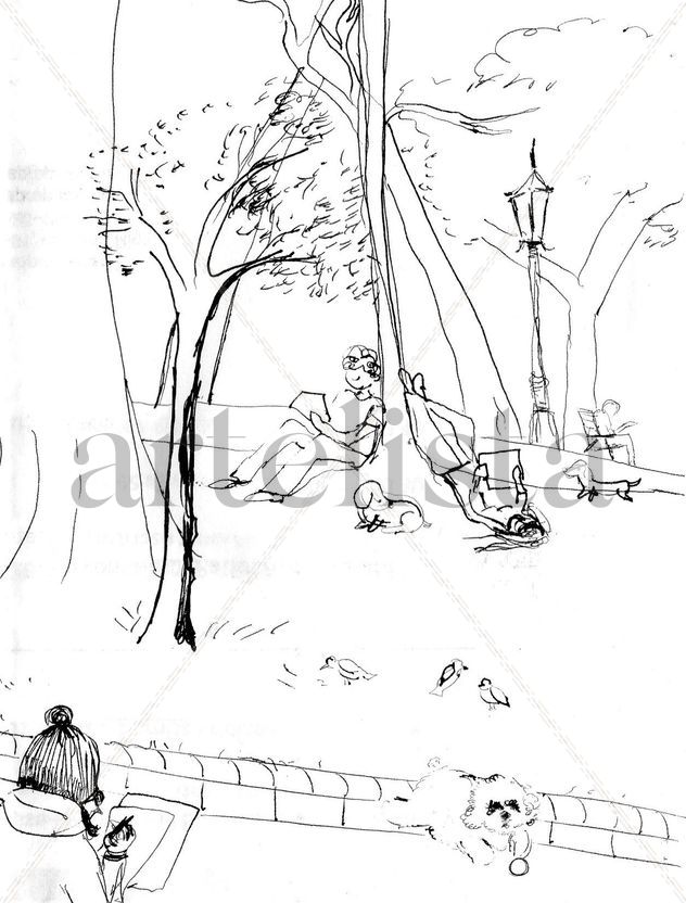 In the park