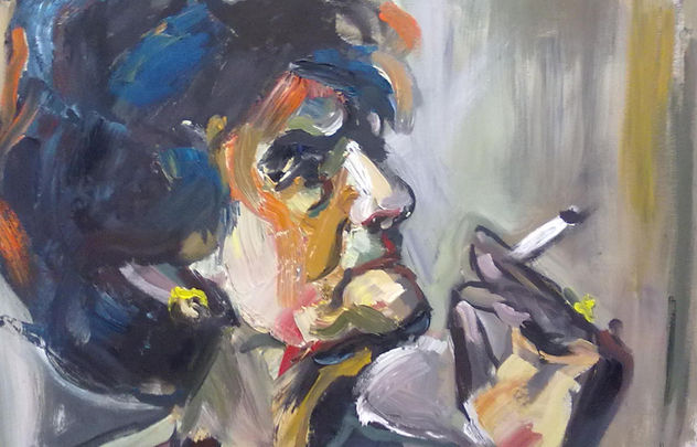 mujer fumando 3