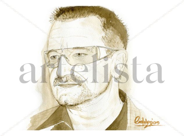 Bono Acuarela Papel Retrato