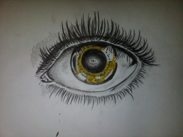 El reflejo de mis ojos. Pencil