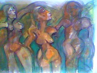 Tres mujeres Others Card Figure Painting