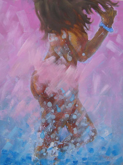 Bañista Oil Canvas Nude Paintings