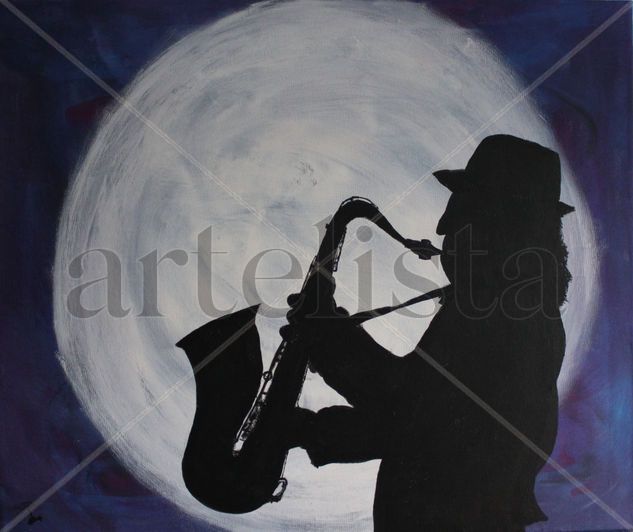 Jazz Luna. Acrylic Canvas Others