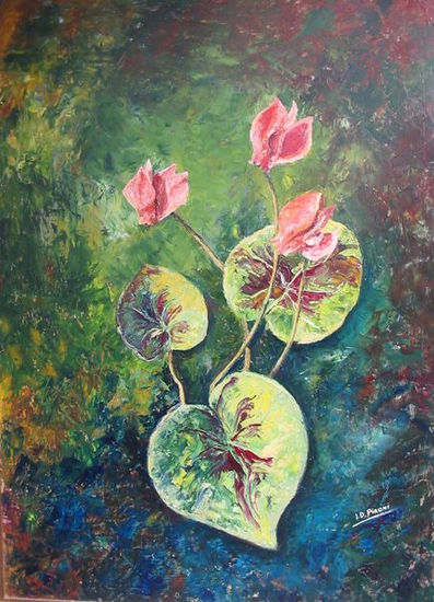 Sinfonía de color Oil Canvas Floral Painting