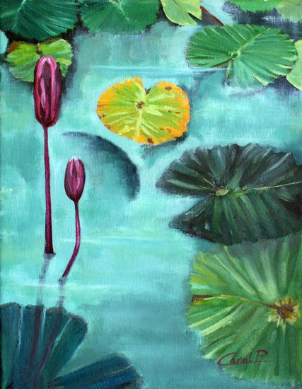 Nenúfares Oil Canvas Floral Painting