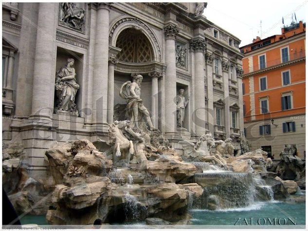 Fontana de Trevi Viajes Color (Digital)