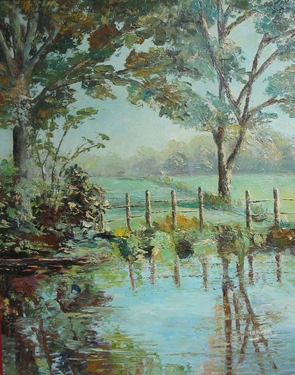 Un pequeño lago