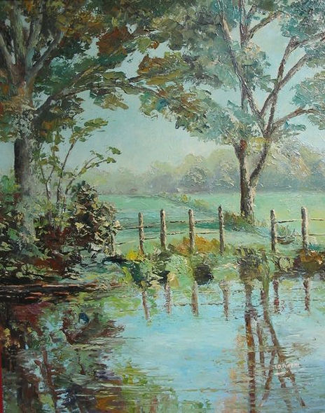 Un pequeño lago