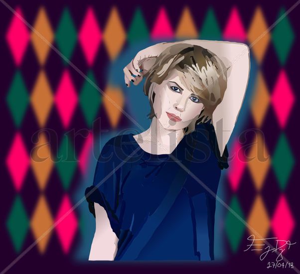 Dido (retrato vectorial) 