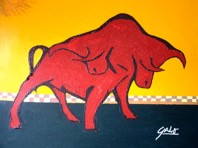 HNO. OSCAR GALO ( Figura de Toro 100 x 120 cm ( PRECIO US$ 18,000