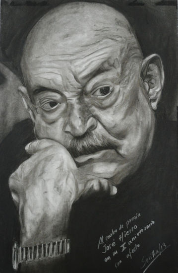 José Hierro 1 Charcoal