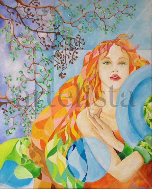 Dama del bosque.