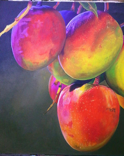 Mangos Acrylic Canvas Still Life Paintings