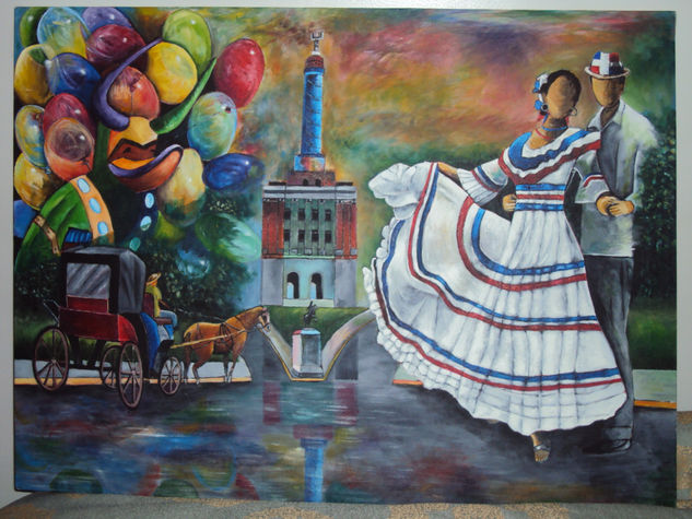 CARNAVAL DOMINICANO Acrylic Canvas Others