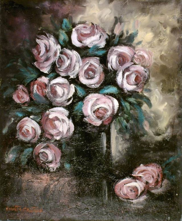 RAMO DE ROSAS  ROSADAS